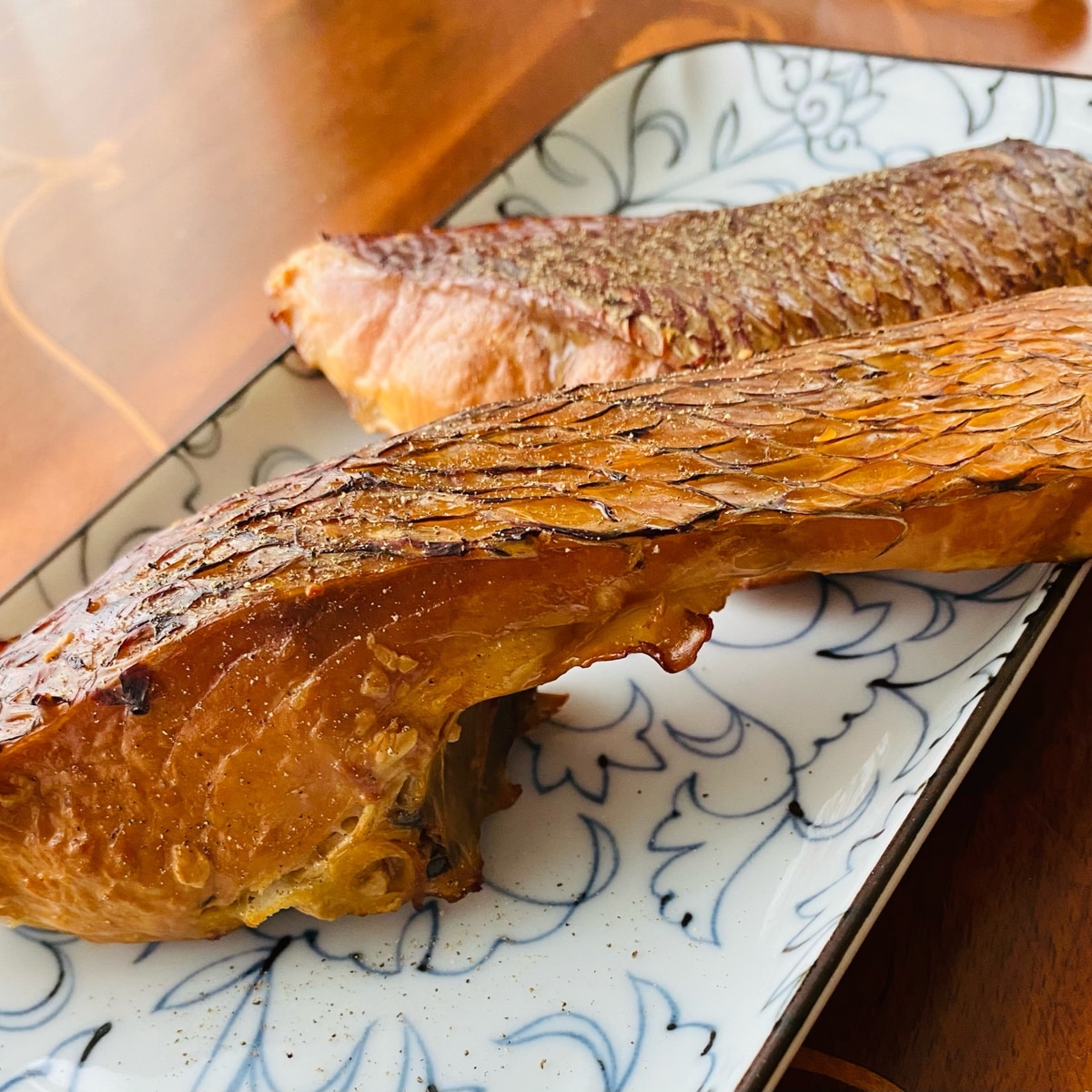 塩麹につけた鯛の燻製 レシピ 作り方 By らあじ2213 楽天レシピ 塩麹につけた鯛の燻製 レシピ 作り方 By らあじ2213 楽天レシピ